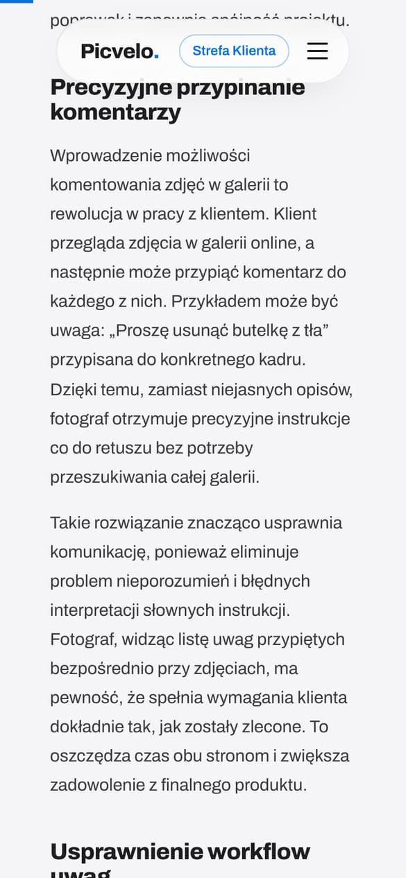 Artykuł ze spisem treści i zdjęciem z Unsplash z podpisem autora. (telefon)