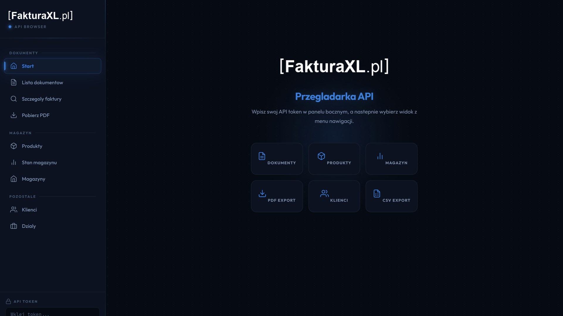 FakturaXL - integracja API: eksport CSV i faktury UBL 2.1