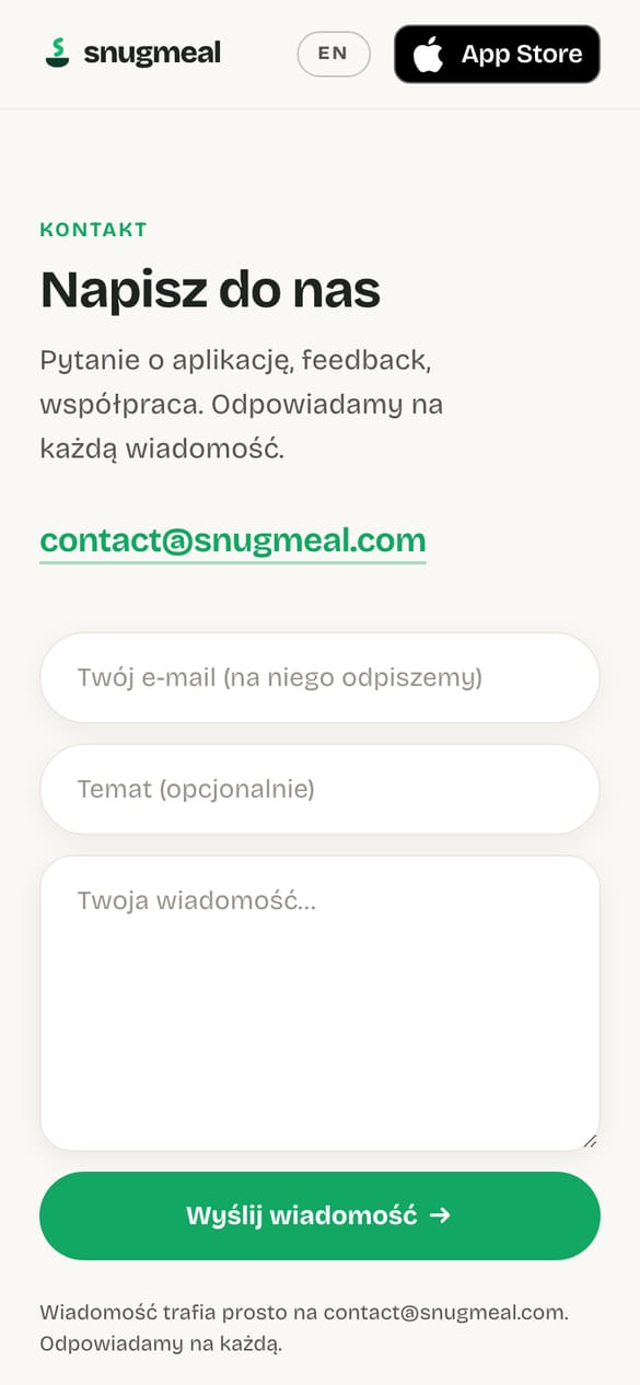 Formularz kontaktowy z limitem prób, bez zewnętrznego SaaS-a. (telefon)